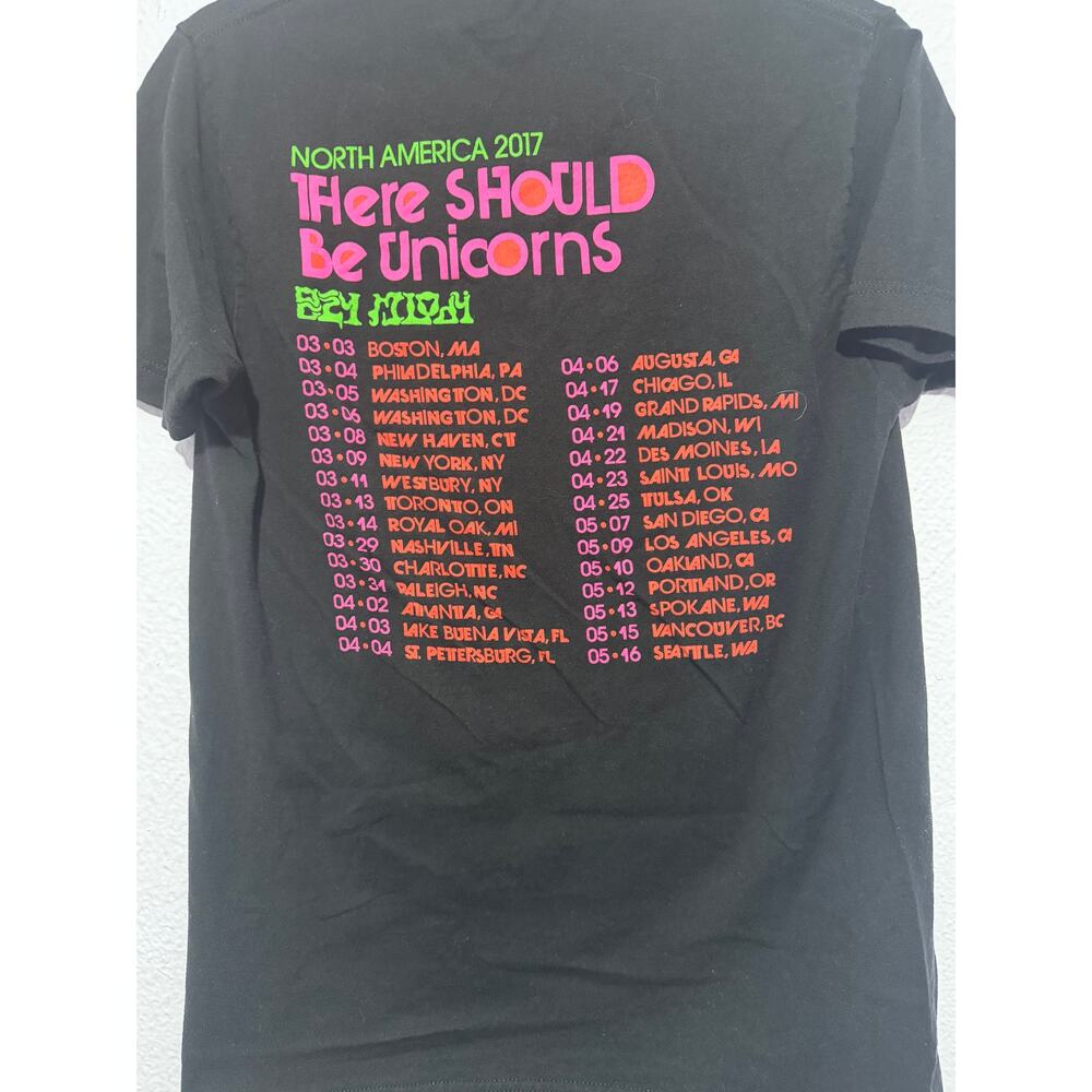 The Flaming Lips Tour 2017 Concert Tour Tee Shirt Mens Medium Tultex - Picture 4 of 8